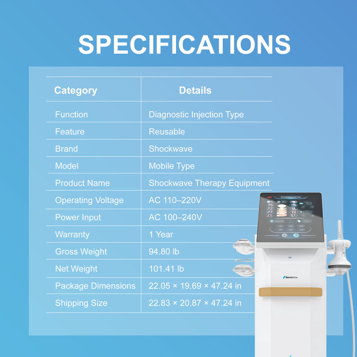 AccuWave Pro Focused Shockwave Therapy System