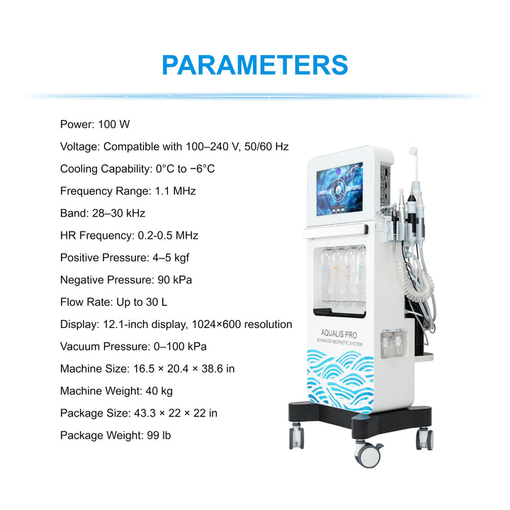 Aqualis Pro Hydro Facial System Elite