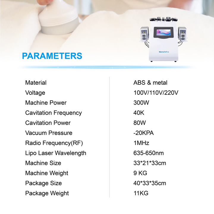 Celestia 40K Cavitation System for Body Contouring