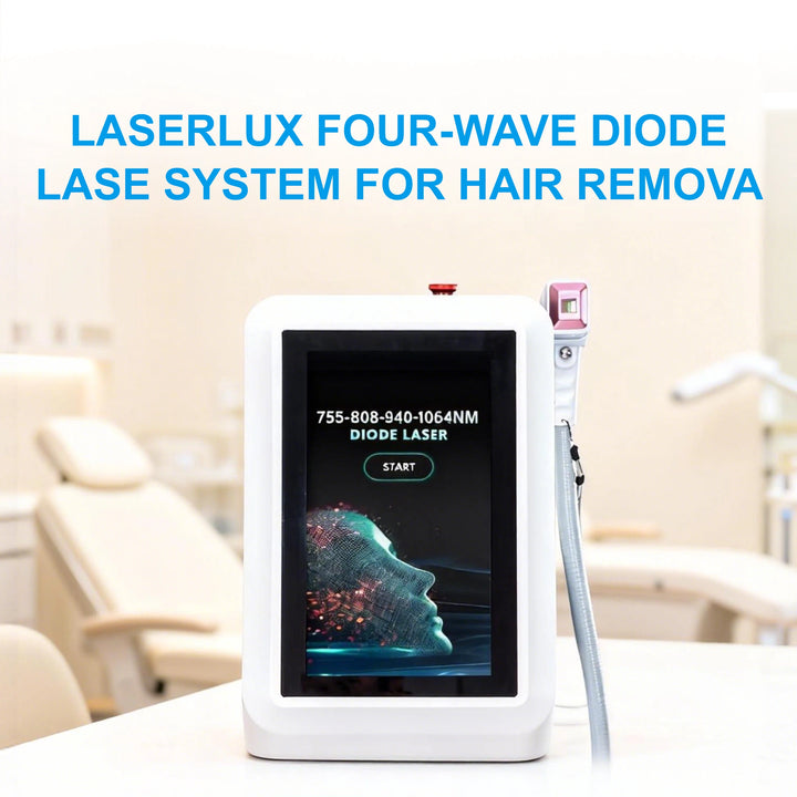 LaserLux Four-Wave Diode Laser System for Hair Removal