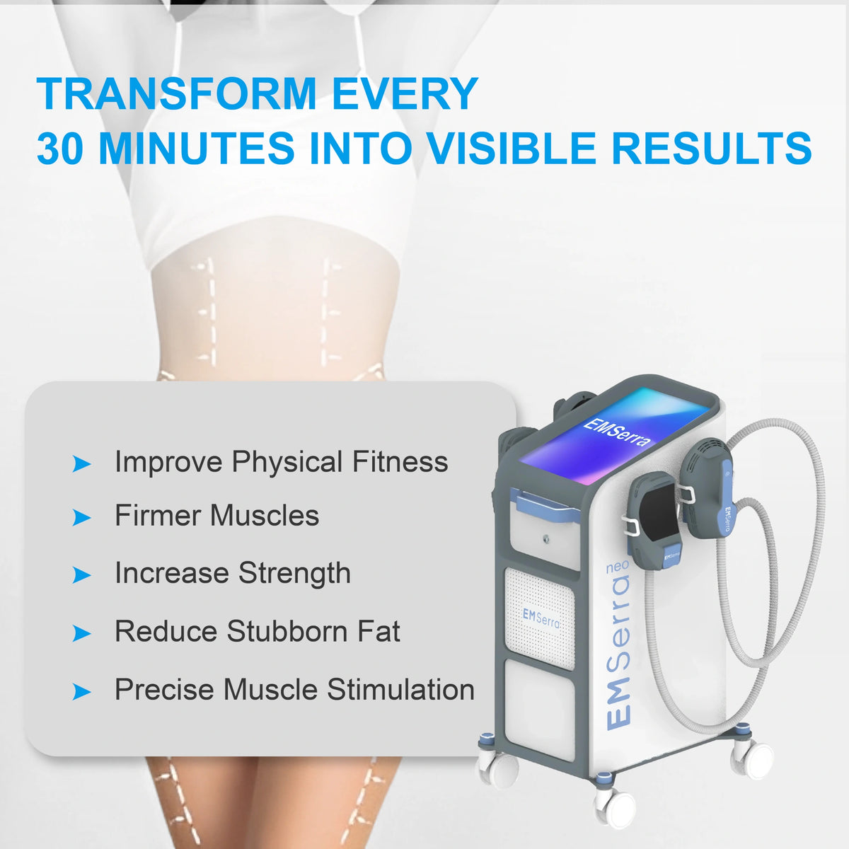 Rf Body Icon EMSerra Four-Channel EMS & RF Body Sculpting System – Sierra Refine
