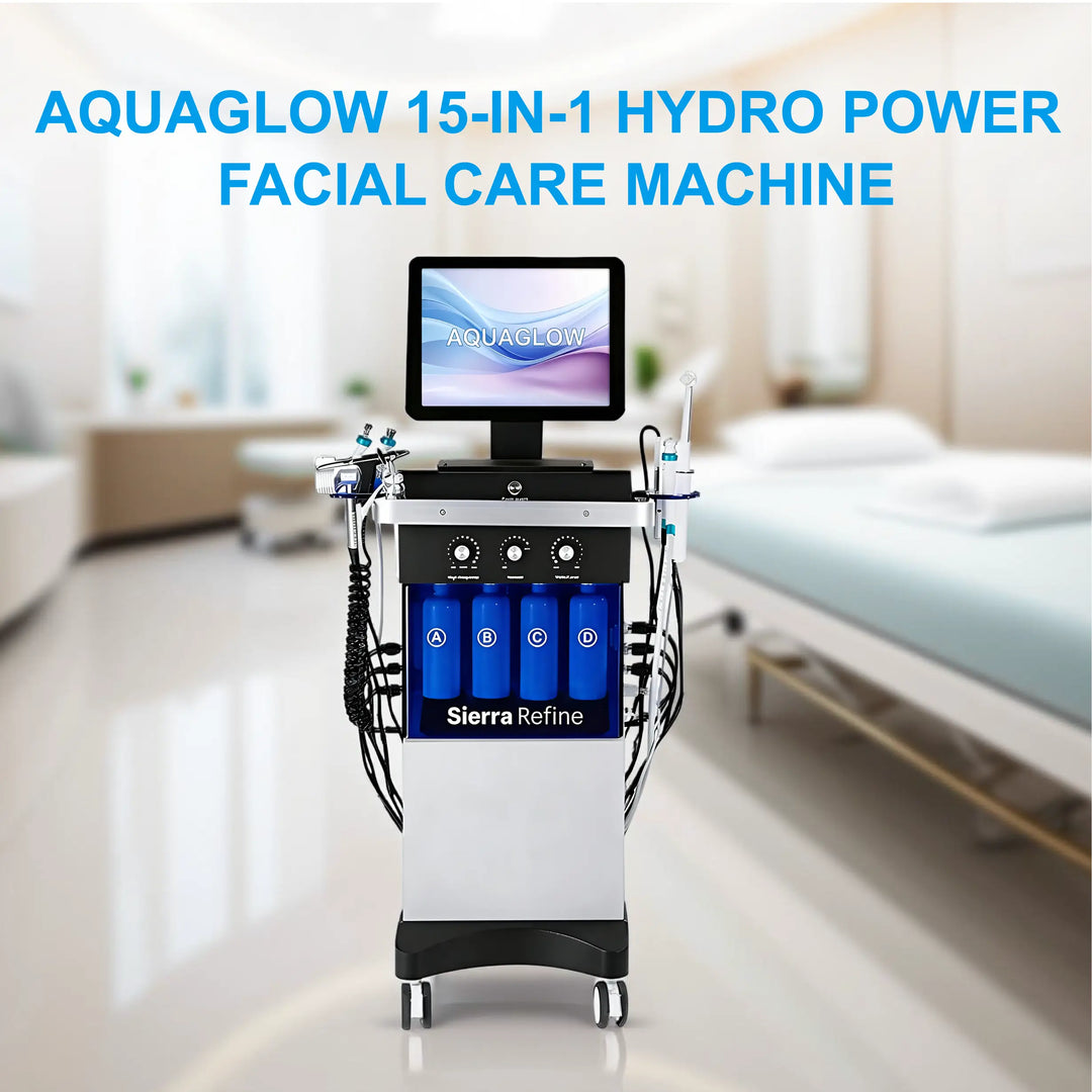 AquaGlow 15-in-1 Hydro Dermabrasion Skincare System