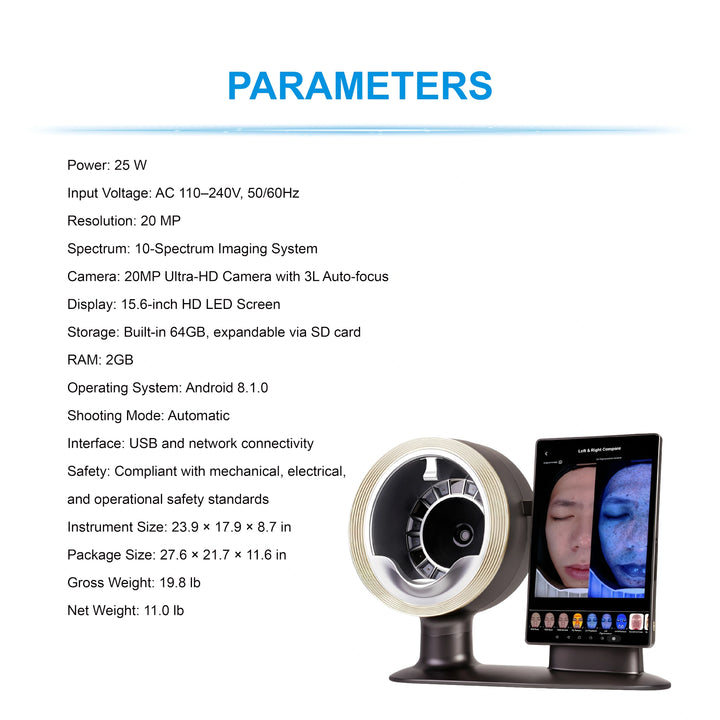 Lyra M17 Advanced Skin Analysis Machine Elite