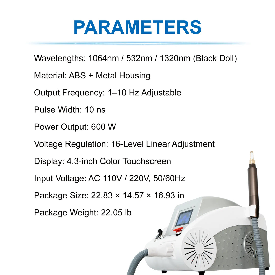 PicoLux ND YAG Tattoo Removal Laser System