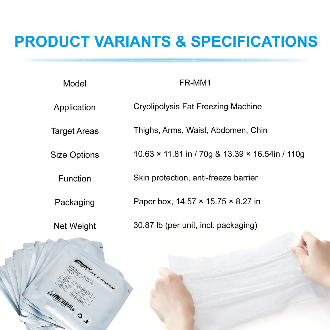 Premium Anti-Freeze Membranes for Cryotherapy
