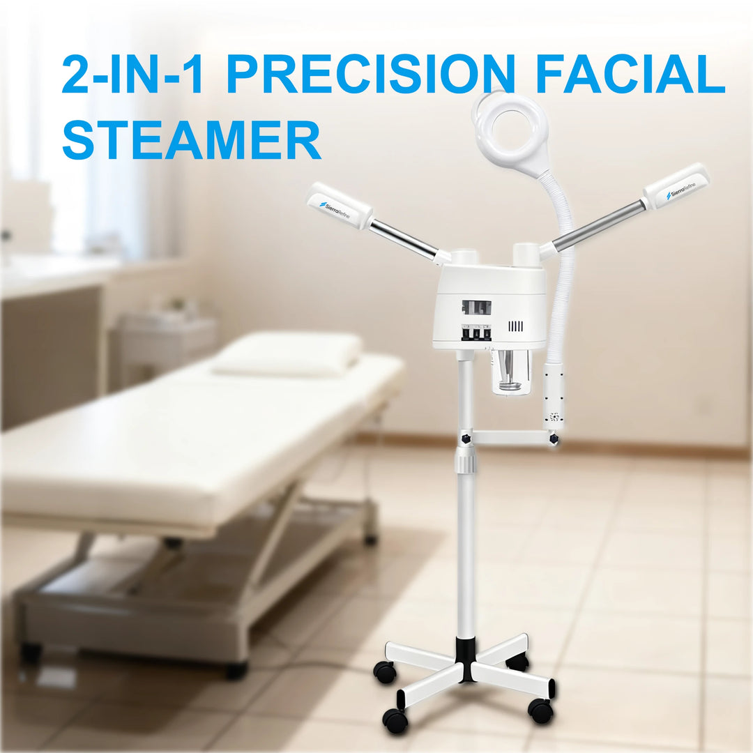 Stelyra Elite 2-in-1 Steamer & 5X Magnifying Lamp