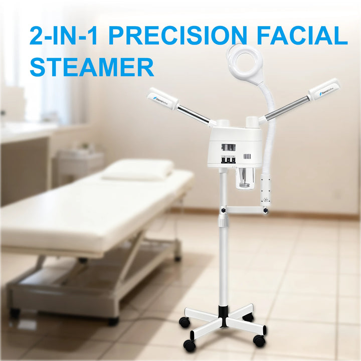 Stelyra Elite 2-in-1 Steamer & 5X Magnifying Lamp