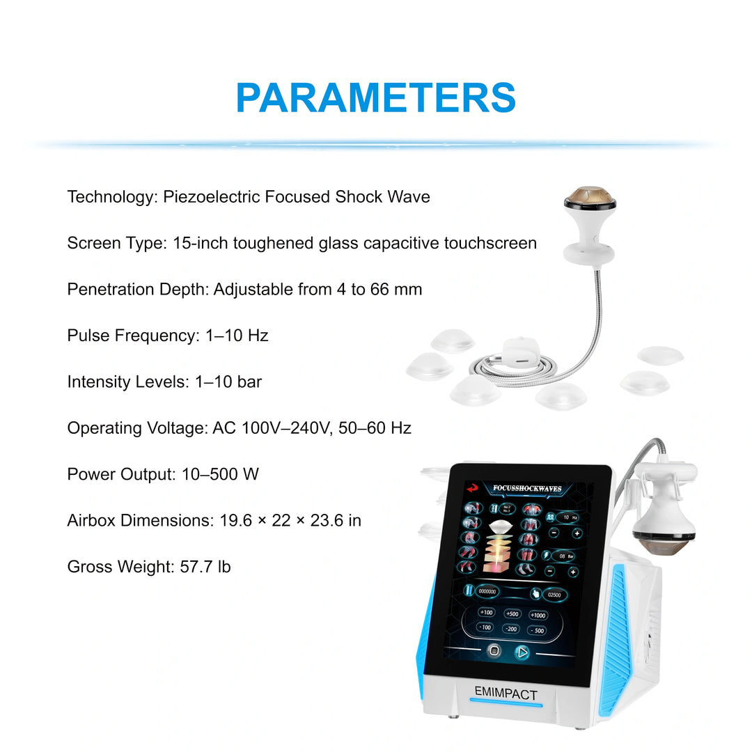 EmImpact Pro Advanced Focused Shockwave System