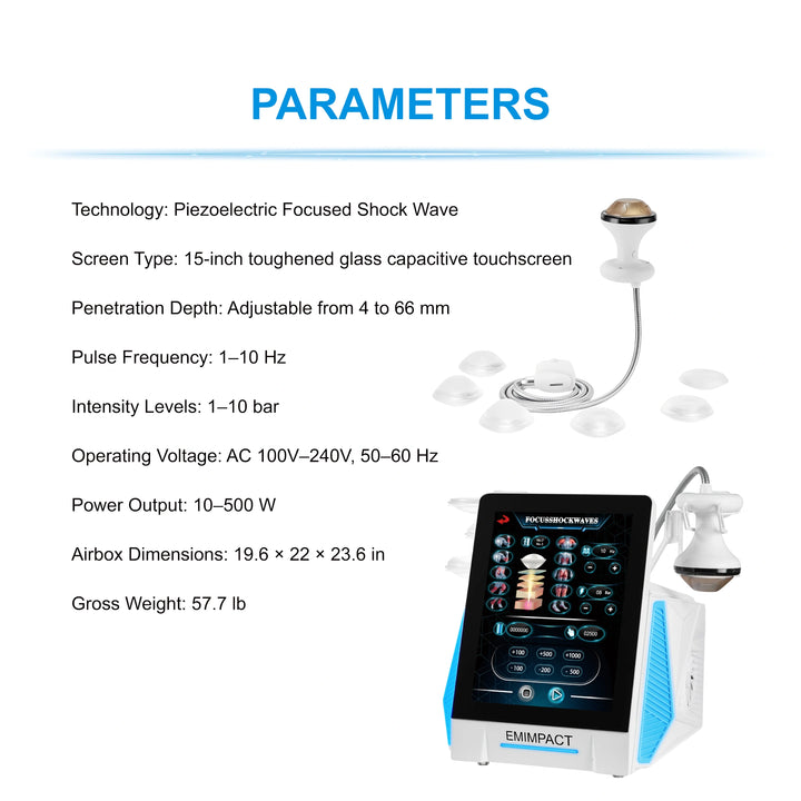 EmImpact Pro Advanced Focused Shockwave System